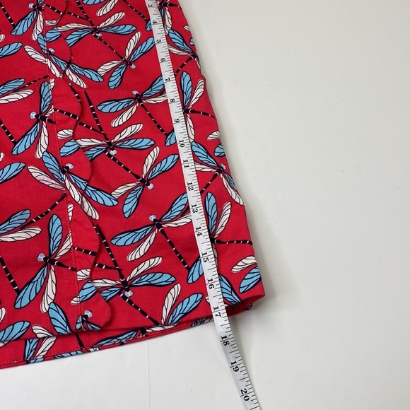 Crown & Ivy Dragon Fly Pink Scallop Skirt Skort size 16 - Picture 7 of 10